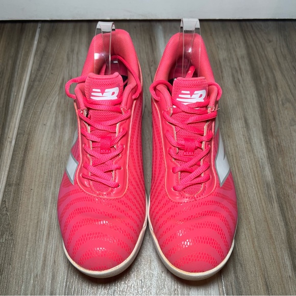New Balance Pink Molded Softball Cleats Women’s Size 5.5 - Picture 3 of 10
